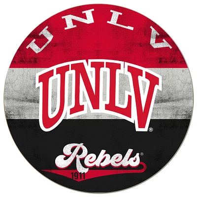 UNLV Rebels 20'' x 20'' Retro Logo Circle Sign
