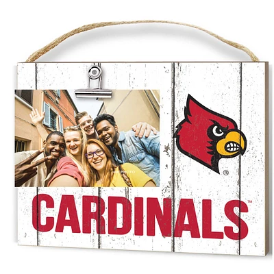 Louisville Cardinals 8'' x 10'' Weathered Clip It Frame