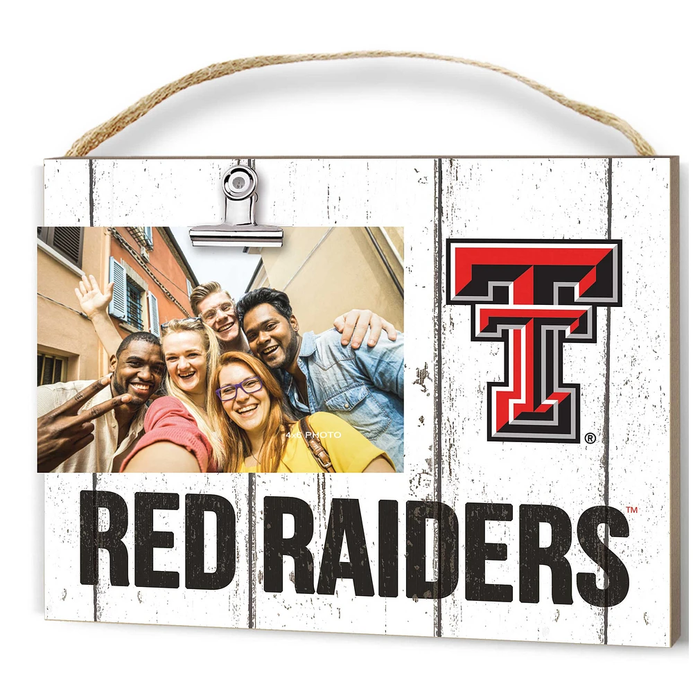 Texas Tech Red Raiders 8'' x 10'' Weathered Clip It Frame