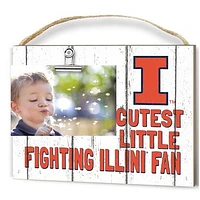 Illinois Fighting Illini 8'' x 10'' Cutest Little Weathered Logo Clip Photo Frame