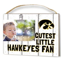 Iowa Hawkeyes 8'' x 10'' Cutest Little Weathered Logo Clip Photo Frame