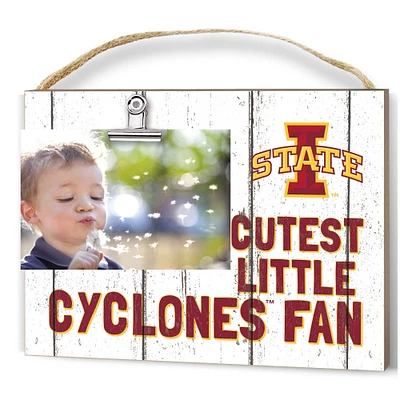 Iowa State Cyclones 8'' x 10'' Cutest Little Weathered Logo Clip Photo Frame