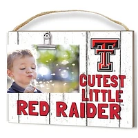 Texas Tech Red Raiders 8'' x 10'' Cutest Little Weathered Logo Clip Photo Frame