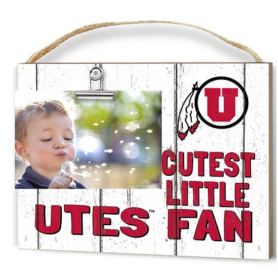 Utah Utes 8'' x 10'' Cutest Little Weathered Logo Clip Photo Frame