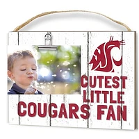 Washington State Cougars 8'' x 10'' Cutest Little Weathered Logo Clip Photo Frame