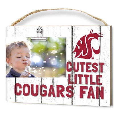 Washington State Cougars 8'' x 10'' Cutest Little Weathered Logo Clip Photo Frame