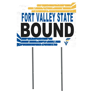 Fort Valley State Wildcats 18'' x 24'' Bound Yard Sign
