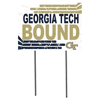 GA Tech Yellow Jackets 18'' x 24'' Bound Yard Sign