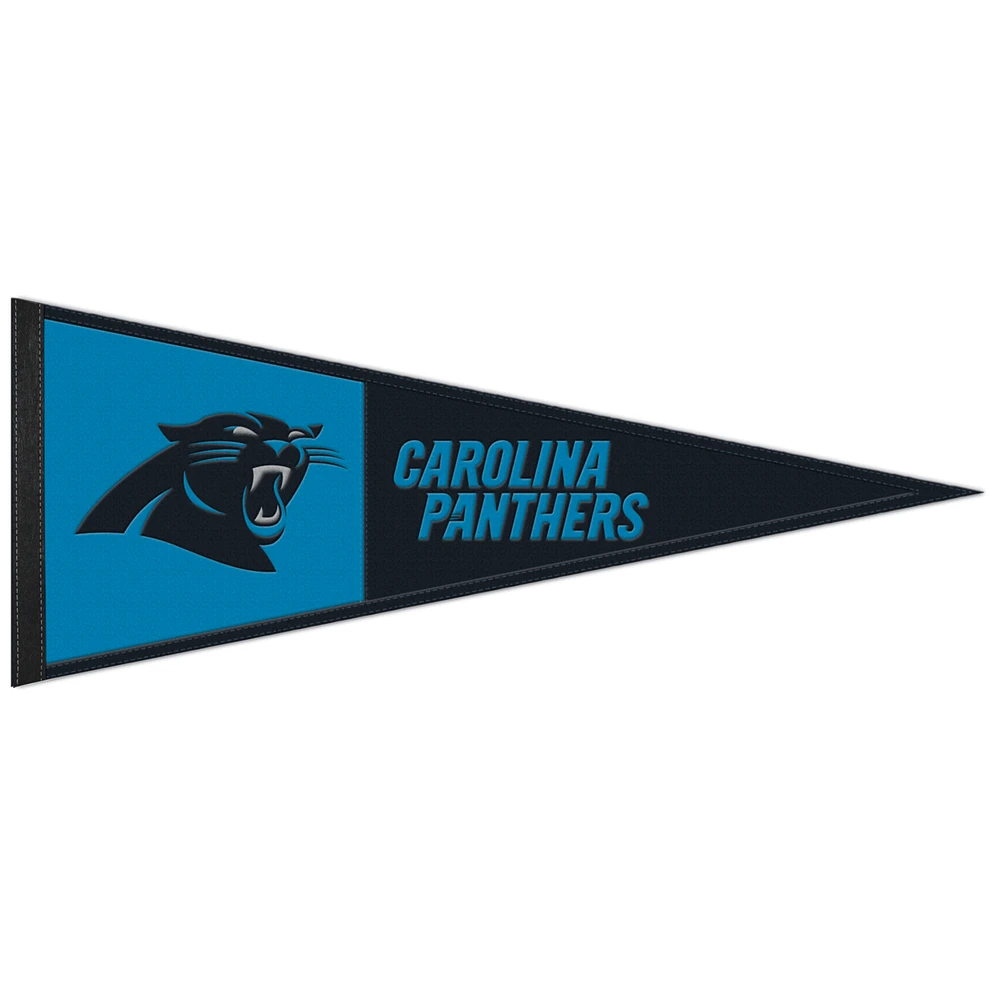 WinCraft Carolina Panthers 13" x 32" Wool Primary Logo Pennant