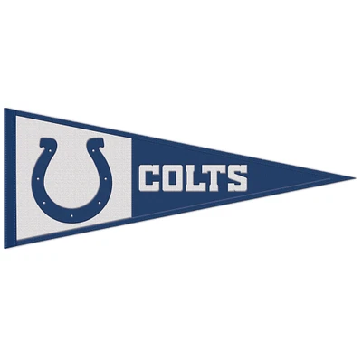 WinCraft Indianapolis Colts 13" x 32" Wool Primary Logo Pennant