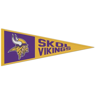 WinCraft Minnesota Vikings 13" x 32" Slogan Pennant