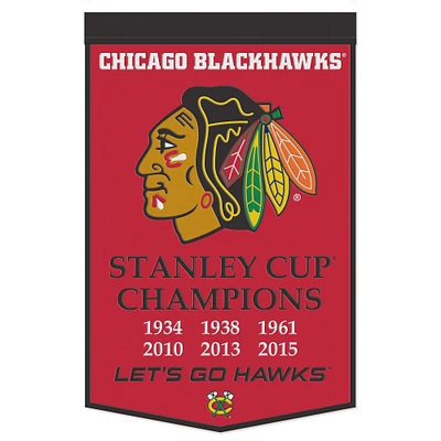 WinCraft Chicago Blackhawks 24" x 38" Championship Banner
