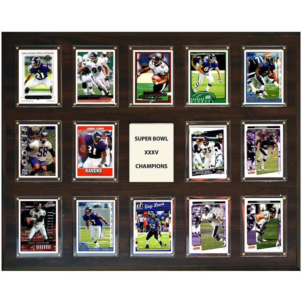 Baltimore Ravens Super Bowl XXXV Champions 16'' x 20'' Plaque
