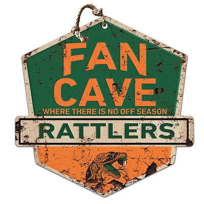 Florida A&M Rattlers Fan Cave Badge Sign