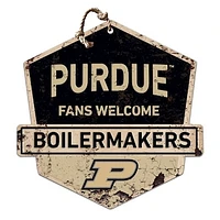 Purdue Boilermakers Fans Welcome Sign
