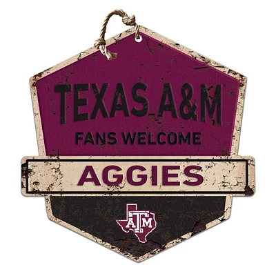 Texas A&M Aggies Fans Welcome Sign