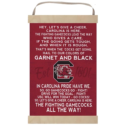 South Carolina Gamecocks Fight Song Banner Sign