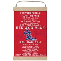 Ole Miss Rebels Fight Song Banner Sign