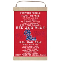 Ole Miss Rebels Fight Song Banner Sign