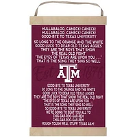 Texas A&M Aggies Fight Song Banner Sign