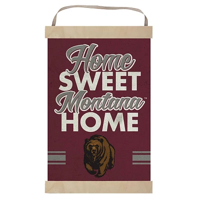 Montana Grizzlies Home Sweet Home Banner Sign