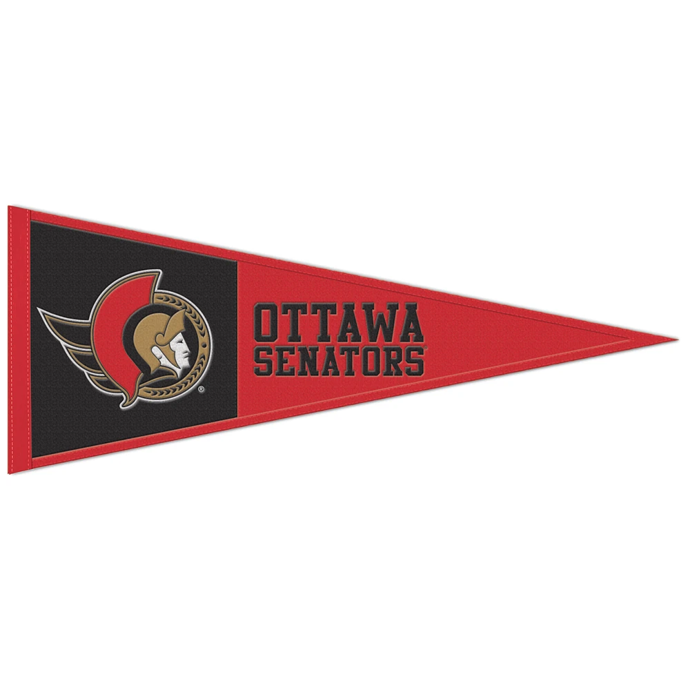 WinCraft Ottawa Senators 13" x 32" Wool Primary Logo Pennant