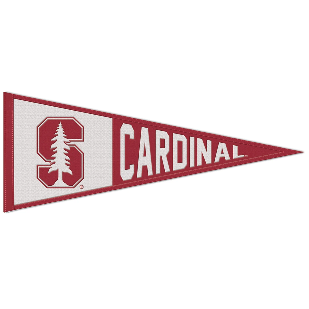 WinCraft Stanford Cardinal 13" x 32" Wool Primary Logo Pennant