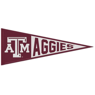 WinCraft Texas A&M Aggies 13" x 32" Wool Primary Logo Pennant