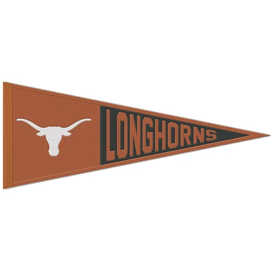 WinCraft Texas Longhorns 13" x 32" Wool Primary Logo Pennant