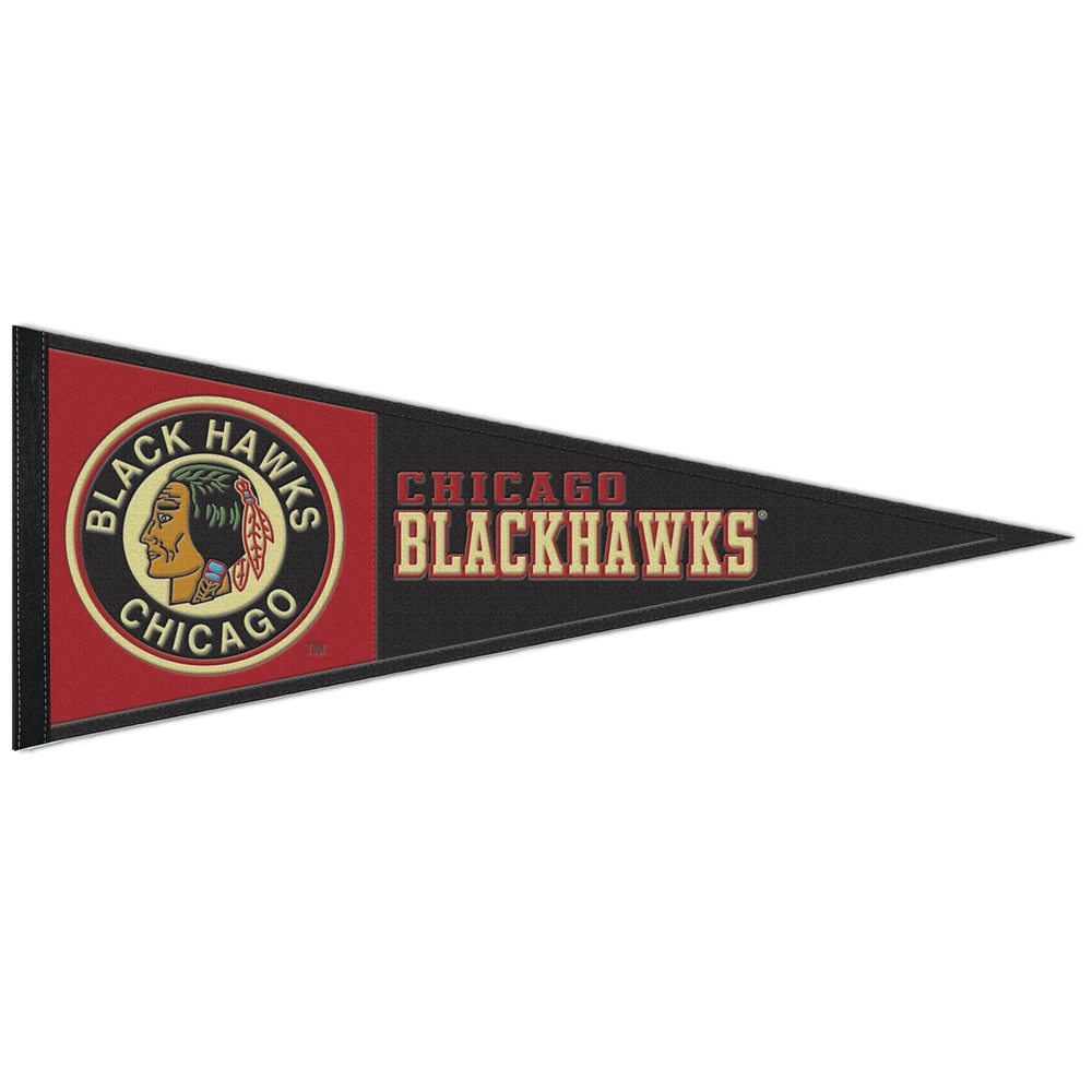 WinCraft Chicago Blackhawks 13" x 32" Retro Logo Pennant