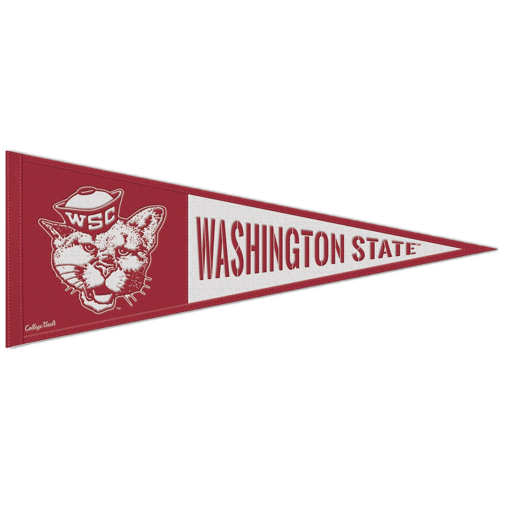 WinCraft Washington State Cougars 13" x 32" Retro Logo Pennant