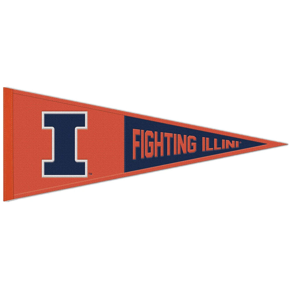 WinCraft Illinois Fighting Illini 13" x 32" Slogan Pennant