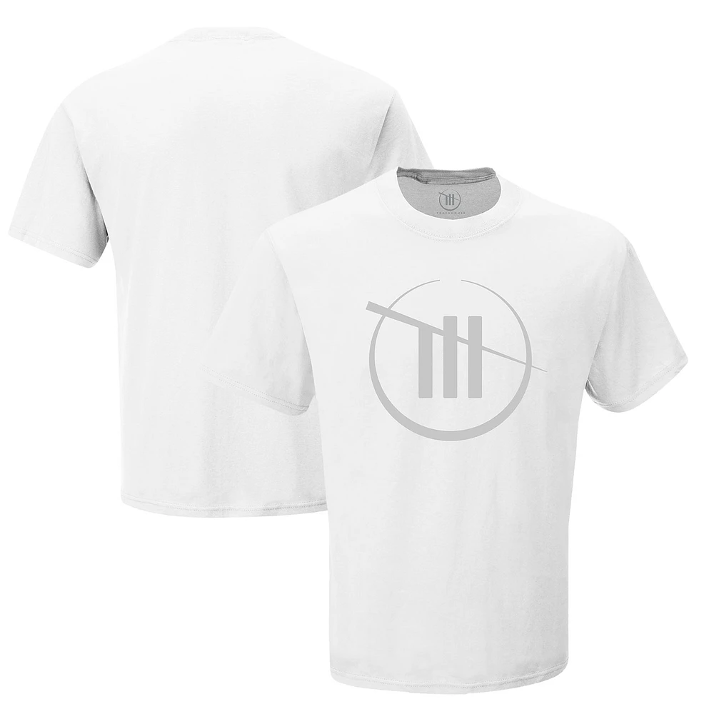 Men's TRACKHOUSE RACING Team Collection White Team Triblend T-Shirt