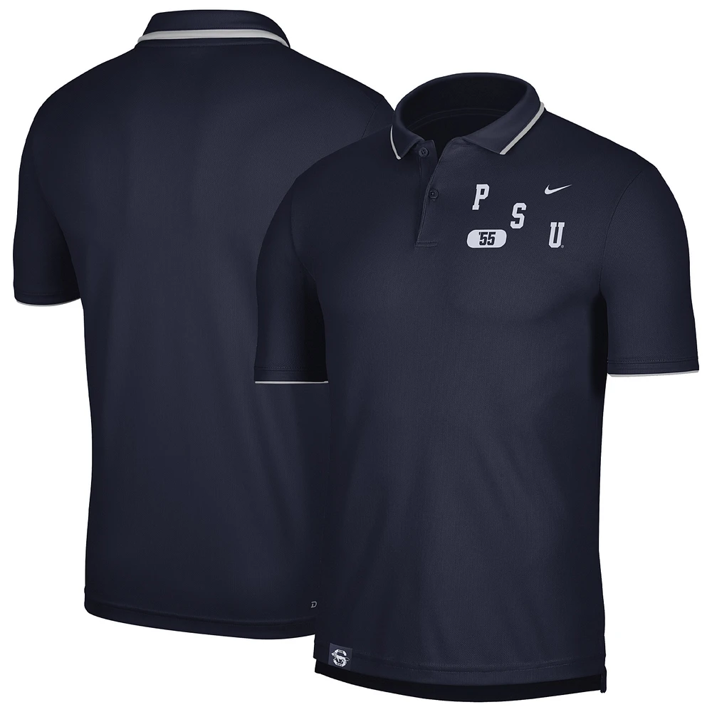 Men's Nike Navy Penn State Nittany Lions Wordmark Performance Polo