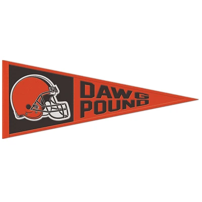 WinCraft Cleveland Browns 13'' x 32'' Slogan - Pennant