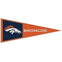 WinCraft Denver Broncos 13'' x 32'' Primary - Pennant