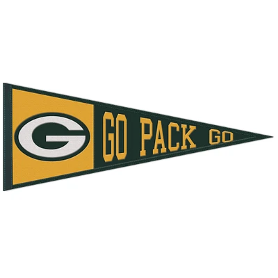 WinCraft Green Bay Packers 13'' x 32'' Slogan - Pennant