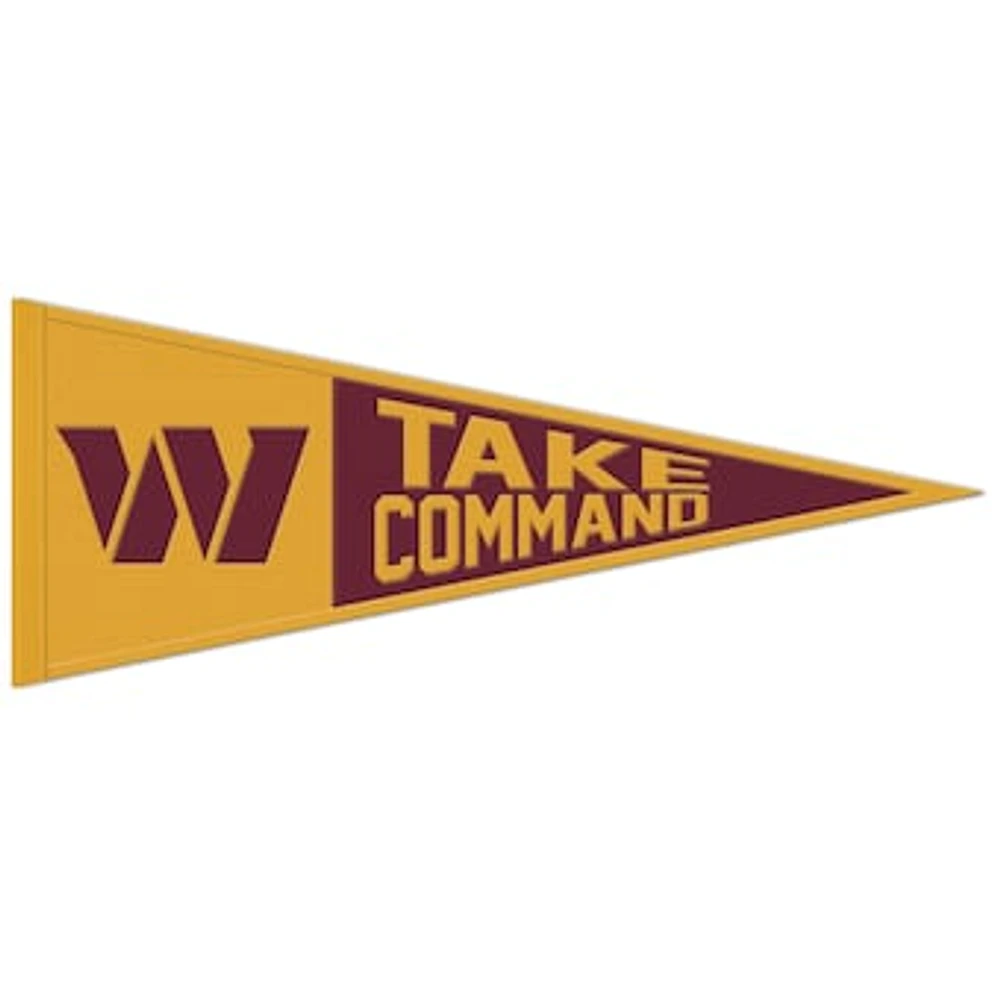 WinCraft Washington Commanders 13'' x 32'' Slogan - Pennant