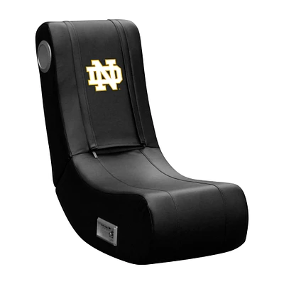 Black Notre Dame Fighting Irish Logo Game Rocker 100