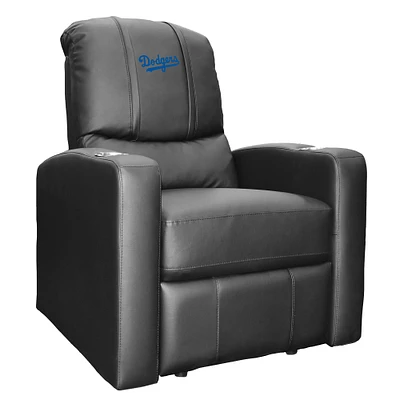 Black Los Angeles Dodgers Logo Stealth Manual Recliner