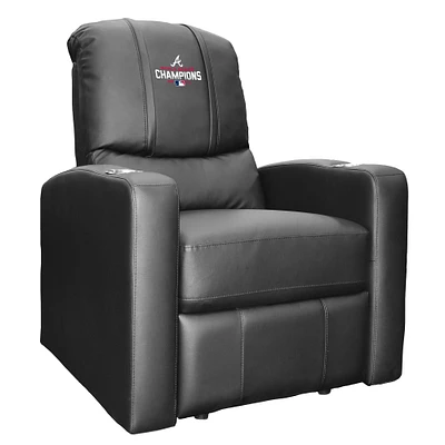 Black Atlanta Braves 2021 World Series Champions Stealth Manual Recliner