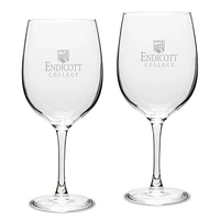 Endicott College 19oz. 2-Piece Traditional Robusto Red Wine Table Glass Set