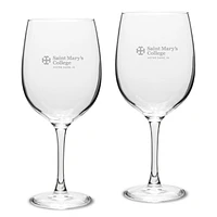 Saint Mary's Belles 19oz. 2-Piece Traditional Robusto Red Wine Table Glass Set