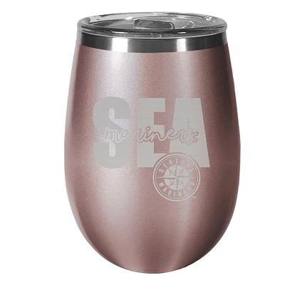 Seattle Mariners 10oz. Rose Gold Wine Tumbler