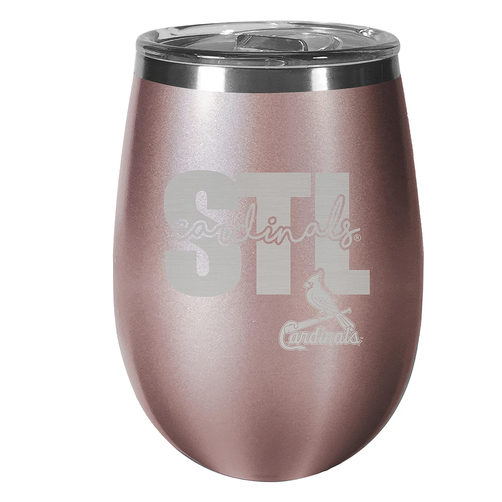 St. Louis Cardinals 10oz. Rose Gold Wine Tumbler