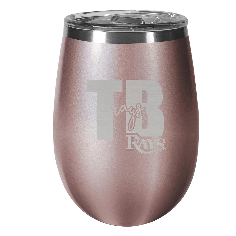 Tampa Bay Rays 10oz. Rose Gold Wine Tumbler