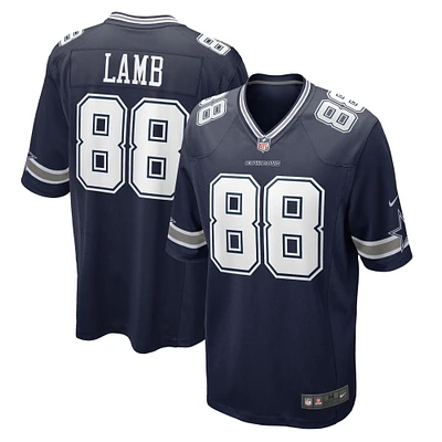 Men's Nike CeeDee Lamb Navy Dallas Cowboys - Player Game Jersey