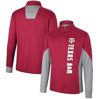 Men's Colosseum Maroon Texas A&M Aggies Bart Quarter-Zip Windshirt