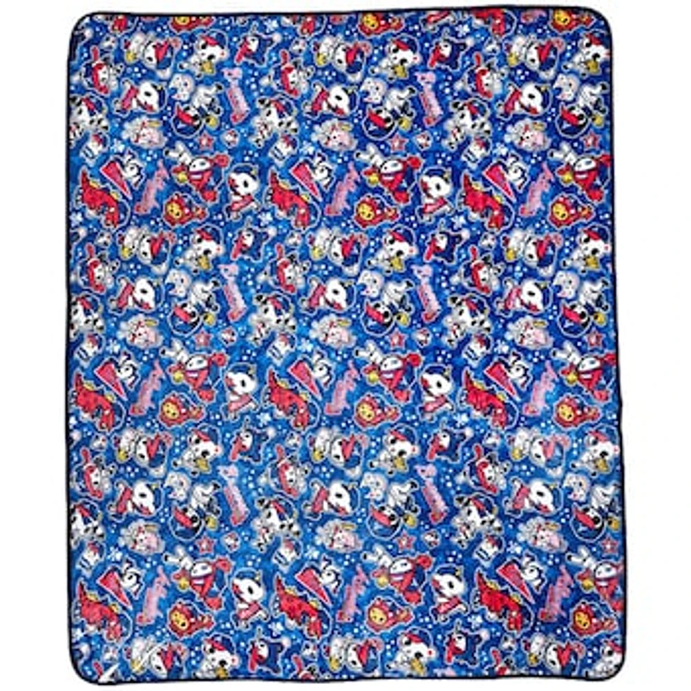 tokidoki Atlanta Braves 60" x 50" Plush Blanket