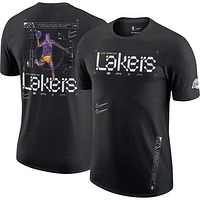 Men's Nike Black Los Angeles Lakers Courtside Air Traffic Control Max90 T-Shirt